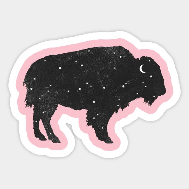 Mystic Buffalo Sticker by Terry Fan